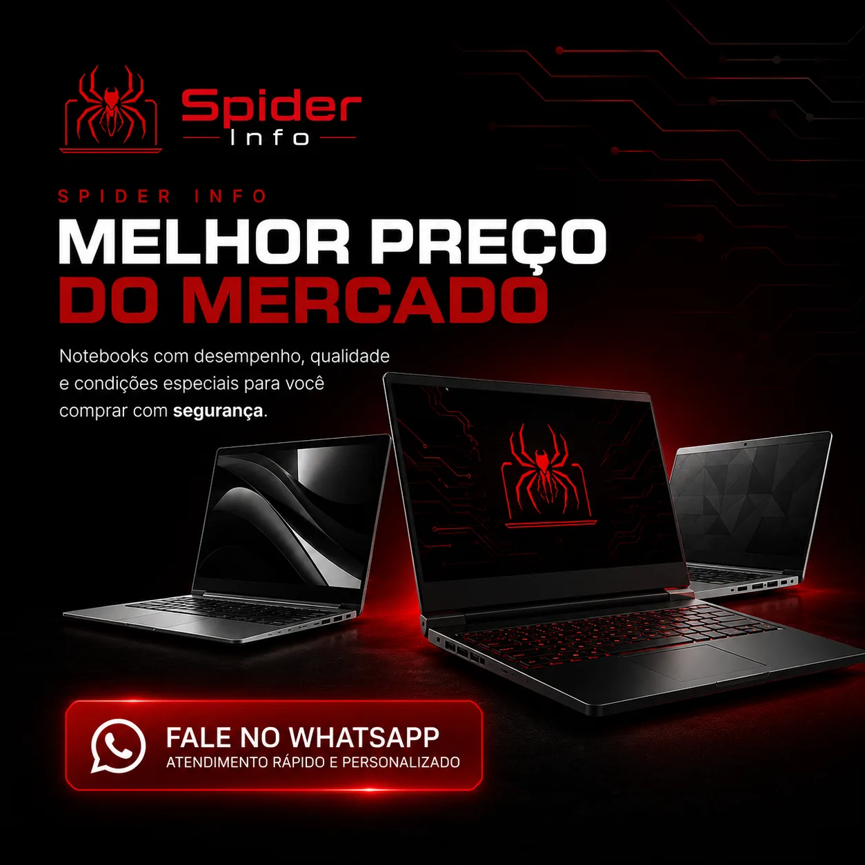 Spider Info — melhor preço do mercado em notebooks